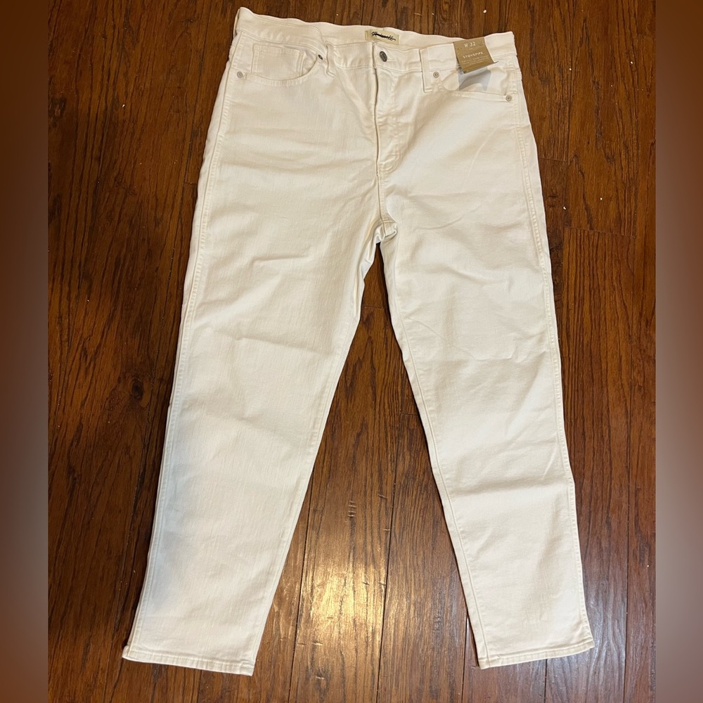 Madewell Women's Cream Jeans